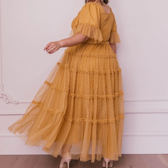 JessaKae Mustard Yellow Maxi Dress - Picture 8 of 16